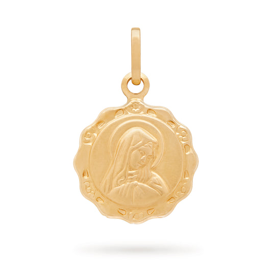 MEDALLA DE ORO AMARILLO DE NUESTRA SEÑORA DE LOS DOLORES