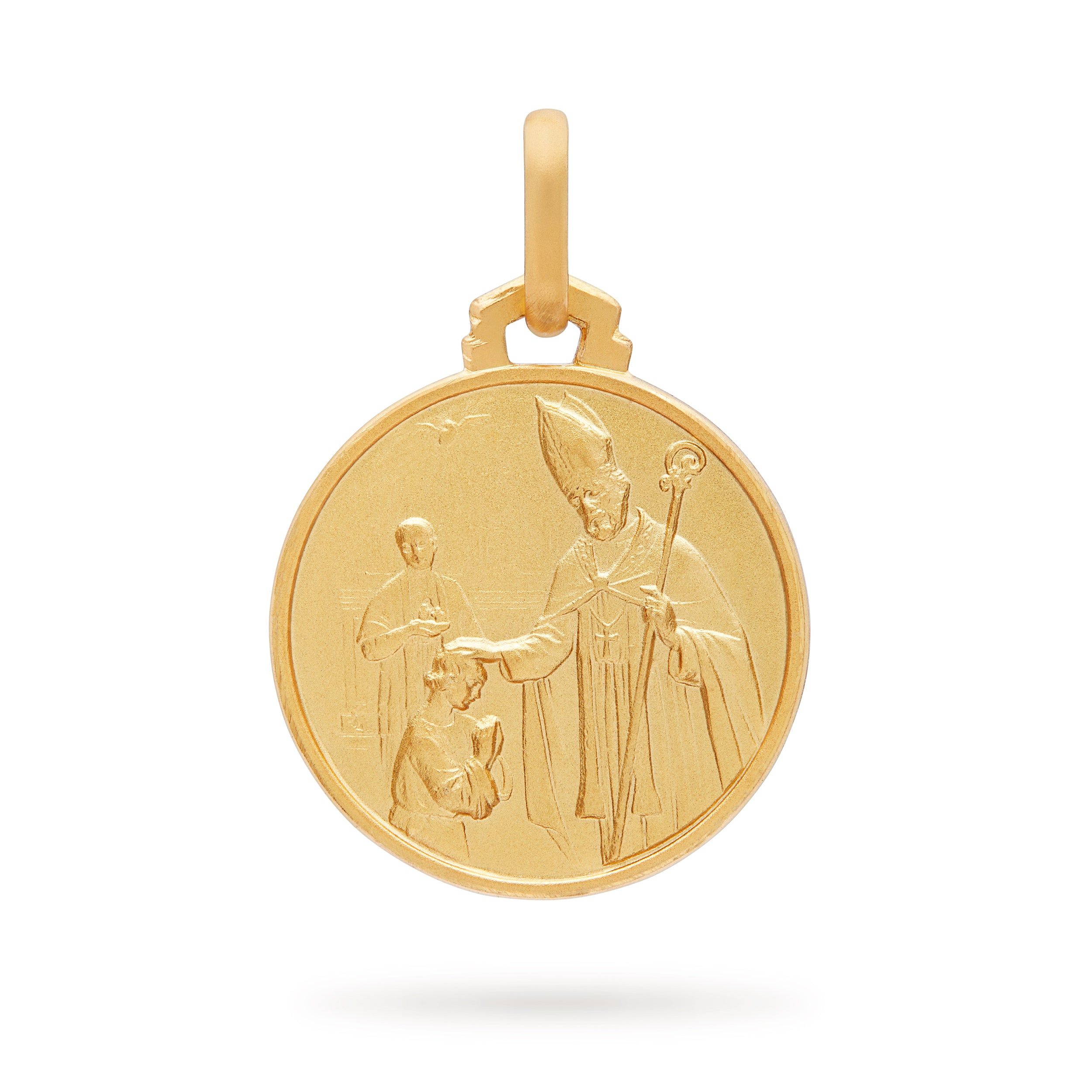 MEDAGLIA CRESIMA IN ORO GIALLO