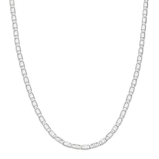 WHITE GOLD CURB CHAIN