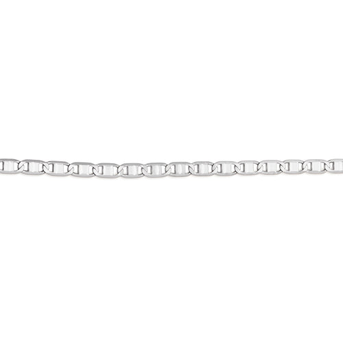CADENA BORBO DE ORO BLANCO
