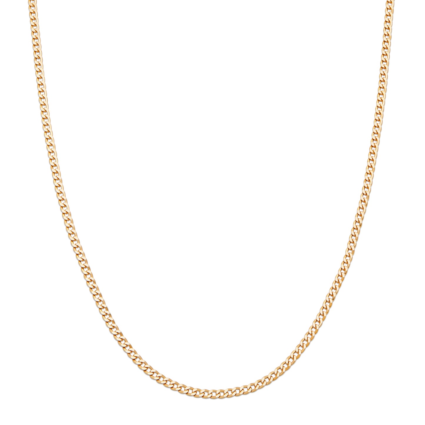 YELLOW GOLD CURB CHAIN