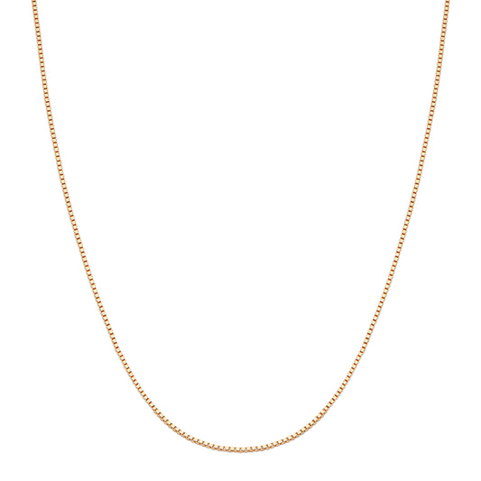 YELLOW GOLD VENETIAN NECKLACE CHAIN 