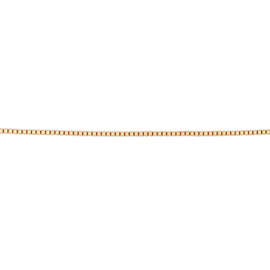 YELLOW GOLD VENETIAN NECKLACE CHAIN 