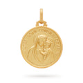 MEDAGLIA MADONNA DEL BUON CONSIGLIO IN ORO GIALLO