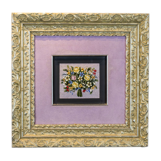 Mosaic Bouquet of Flowers